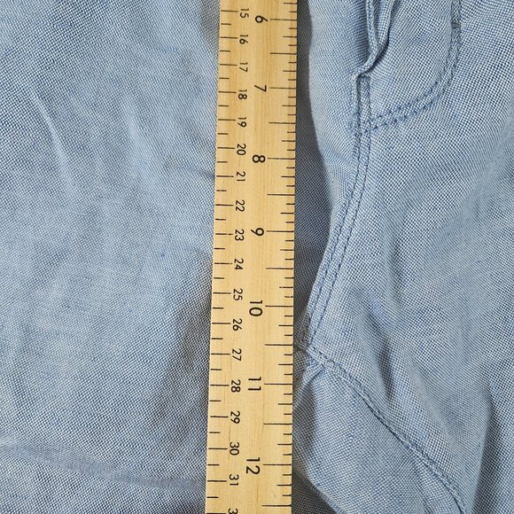 Hugo Boss Men's Size 38x34 Blue Linen Cotton Pants Iowa Regular Fit - Picture 14 of 15